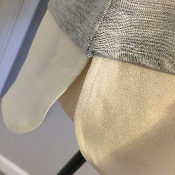 J. CREW Sleeveless Mixed Media Sheer Bottom Top - Picture 3 of 4